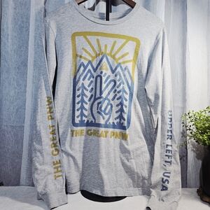 Gray Long Sleeve Tee